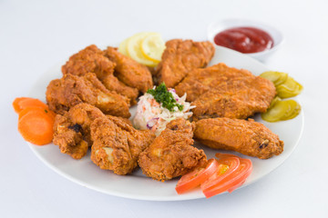Chicken Wings with  salad