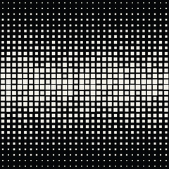 square halftone seamless pattern, minimal geometric background border texture