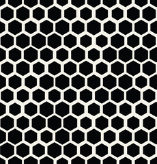 hexagon halftone seamless minimal design pattern, geometric background print texture