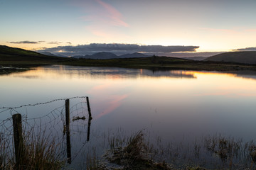 Sunset at Tewet tarn