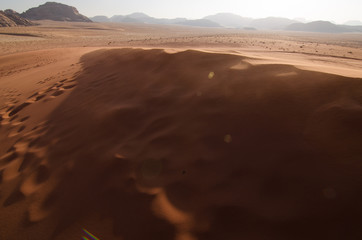 Fototapeta na wymiar Wüste Wadi Rum, Jordanien