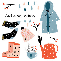 Autumn mood. Fall season clothing 