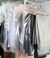 Clothes at the laundrette