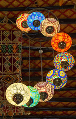 Lanterns in Doha art centre