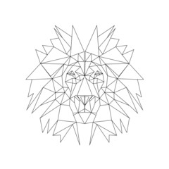 line illustration - lion © Alona