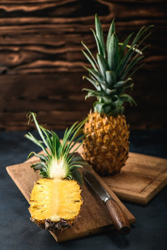 Pineapple exotic fruit from tropical countries