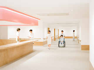 病院の通路