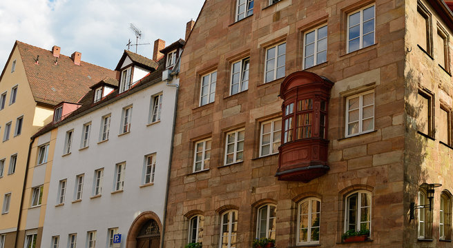 Ancient German houses.