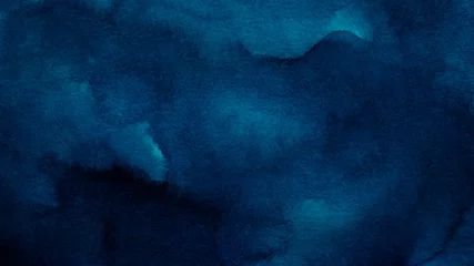 Blauer azurblauer abstrakter Aquarellhintergrund für Texturhintergründe und Web-Banner-Design © Aleksandr Matveev