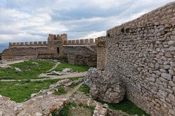 Part of Castle Larisa, the ancient and medieval acropolis of the city of Argos in Peloponnese, Greece