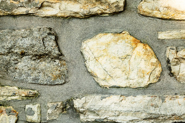 Rock bricks patterned laying Black And White Textured
