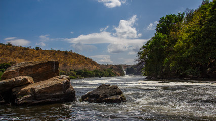 murchison falls in uganda nileriver