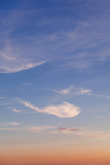 Cloud background vertical