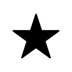 Black star - Vector icon star Icon Vector / star icon / star- Vector icon.