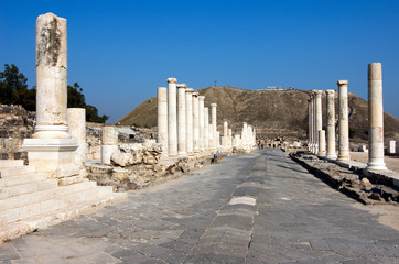 Israel, Bet Shean, Palladius street