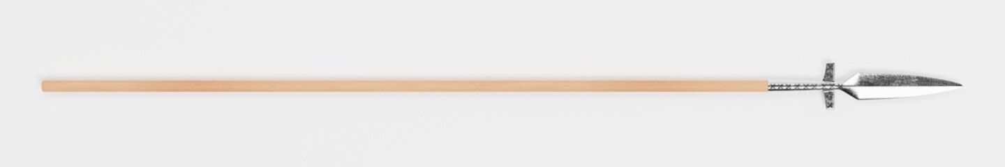 Realistic 3d Render of Viking Spear