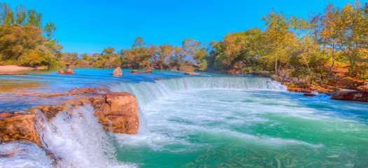 Fototapeta premium Manavgat Waterfall in Turkey