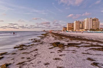 Papier Peint photo autocollant Clearwater Beach, Floride Clearwater Beach en Floride au coucher du soleil