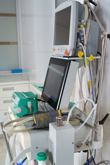 Equipment for sedation in Dental Surgery, monitors and accessories