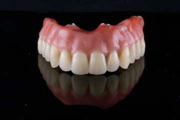 nice and qualitatively prosthesis made from ceramic and titanium beams