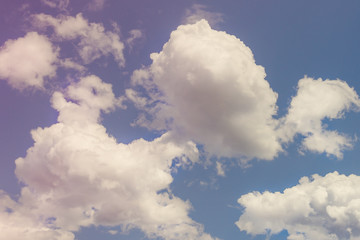 Blue sky background. Beautiful sky with white clouds