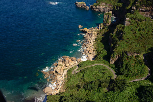 Calm sea near beautiful shore