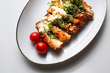 チキンとトマト