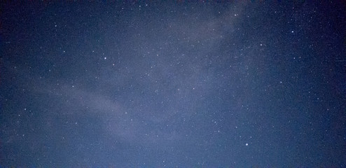 Milky way galaxy with group stars and space noise in the universe with grain Long exposure photography  Shoot photo by Smart phone