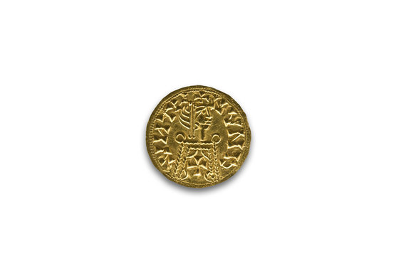 Tremissis of Liuvigild, Visigothic King of Hispania from 568 to April 586
