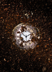 An antique pocket watch