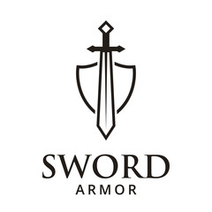 Sword armor logo design inspiration