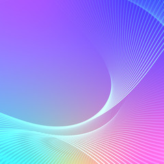 Abstract background with a colorful dynamic wave.