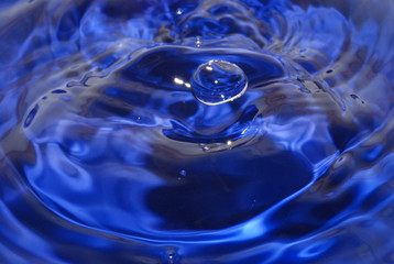 Blue Water drops