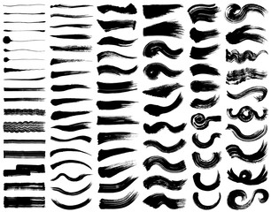 書道　手書き　毛筆イラスト　セット