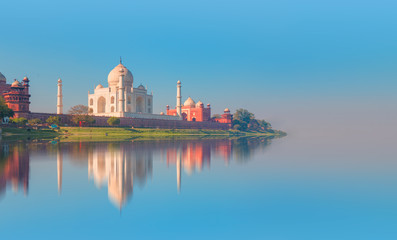 Taj Mahal at sunset - Agra, India