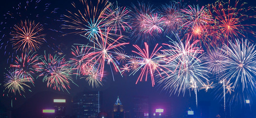 Wunderschönes Feuerwerk