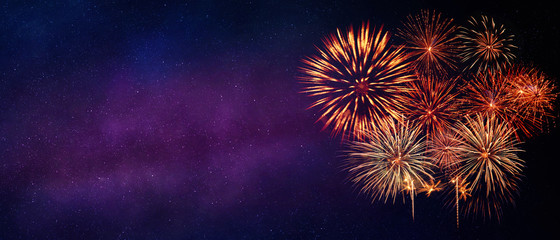 Wunderschönes Feuerwerk