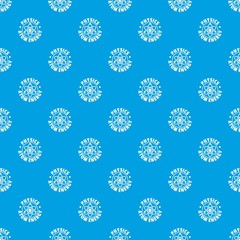 Atom energy pattern vector seamless blue repeat for any use