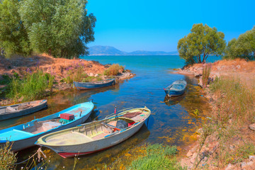 Naklejka na ściany i meble Beysehir Lake in Konya, Turkey