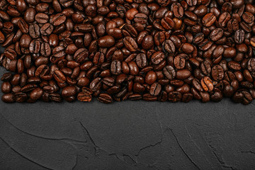 Coffee beans background