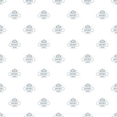 Sport bags pattern vector seamless repeat for any web design