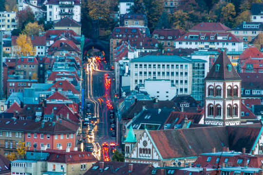 Schwabstra&szlig;e im Stuttgarter Westen von Oben