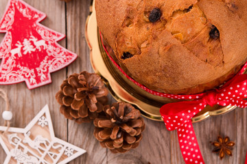 Panettone Christmas cake.