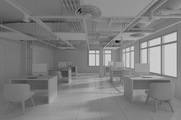 construction work 3d render