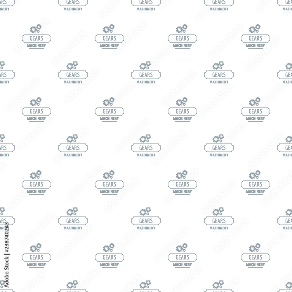 Poster process machinery pattern vector seamless repeat for any web design