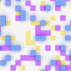 colorful abstract background,clipping path, 3D rendering.