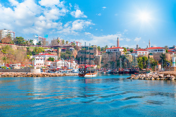 Old town (Kaleici) in Antalya, Turkey 