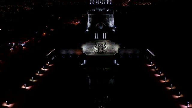 V&ouml;lkerschlachtdenkmal Nacht