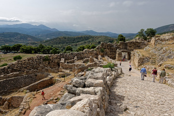 Fototapeta na wymiar Site archéologique de Mycènes, Grèce