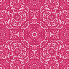 Cute pink Seamless abstract tiled pattern vector web background